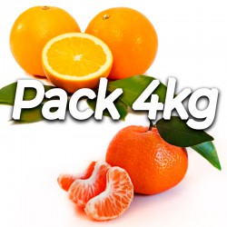 Pack SINGLE - Naranjas + Mandarinas - 5 kg (Navelina y Tango)