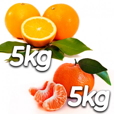 PACK 10KG NARANJAS Y MANDARINAS